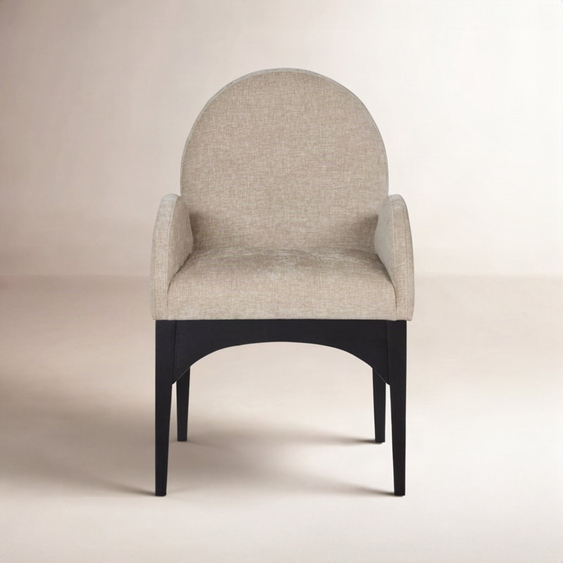 Fauteuil Waldorf, Beige, Noir, noir, noir, noir