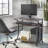 Lunde Metal Base Writing Desk-121262400