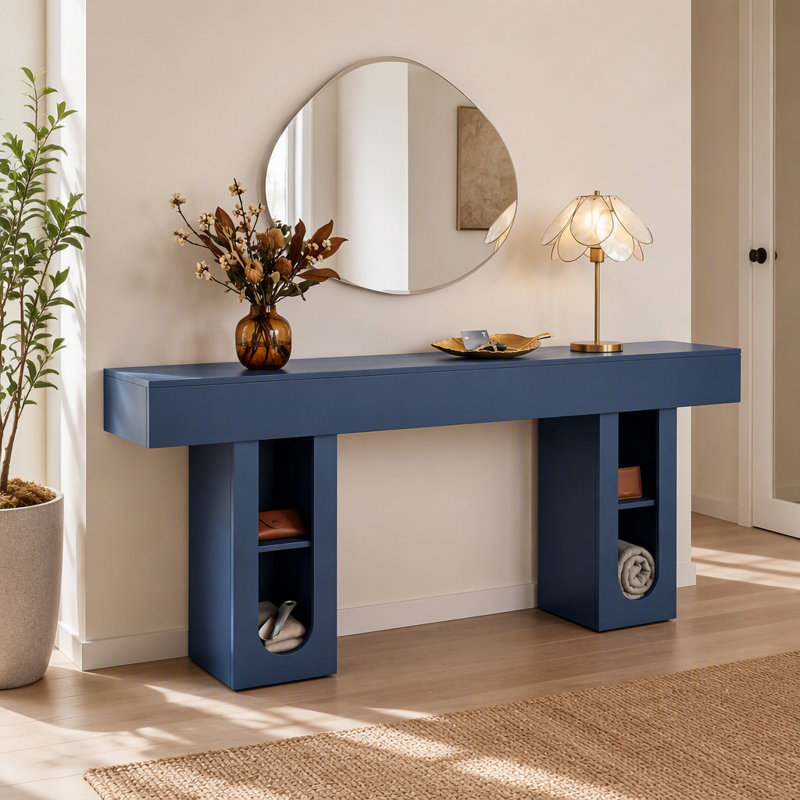 Console d'entrée avec tablettes, Bleu, Bleu, Bleu