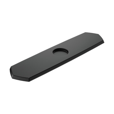 Plaque de base Hansgrohe pour robinets de cuisine à un trou, 10 po Plaque de base transitionnelle de 3 po pour robinet de baignoire en chrome, 04856000