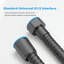 Black Shower Slide Bar System Handheld Shower with Adjustable Slide Bar and Hose-125187242
