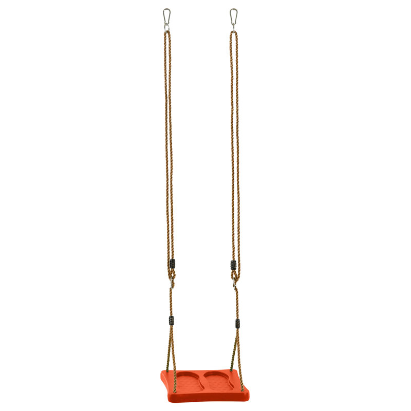 Machrus Swingan One Of A Kind Standing Swing With Adjustable Ropes - Fully Assembled, Orange