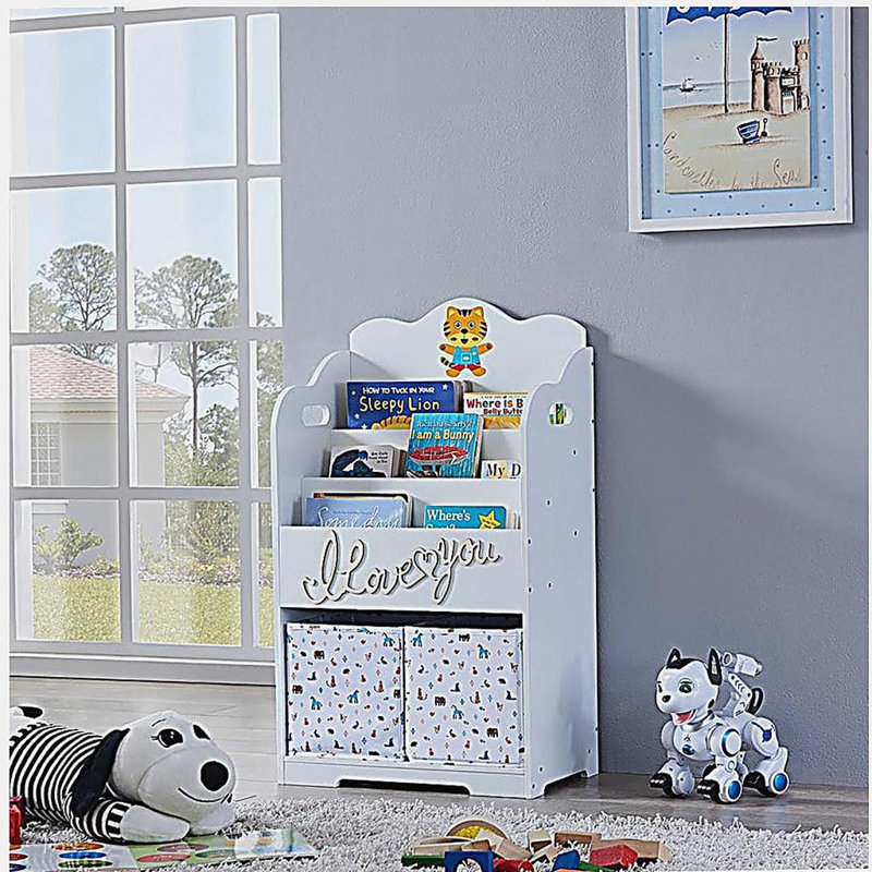 Bibliothèque Funnel Maison avec rangement pour jouets