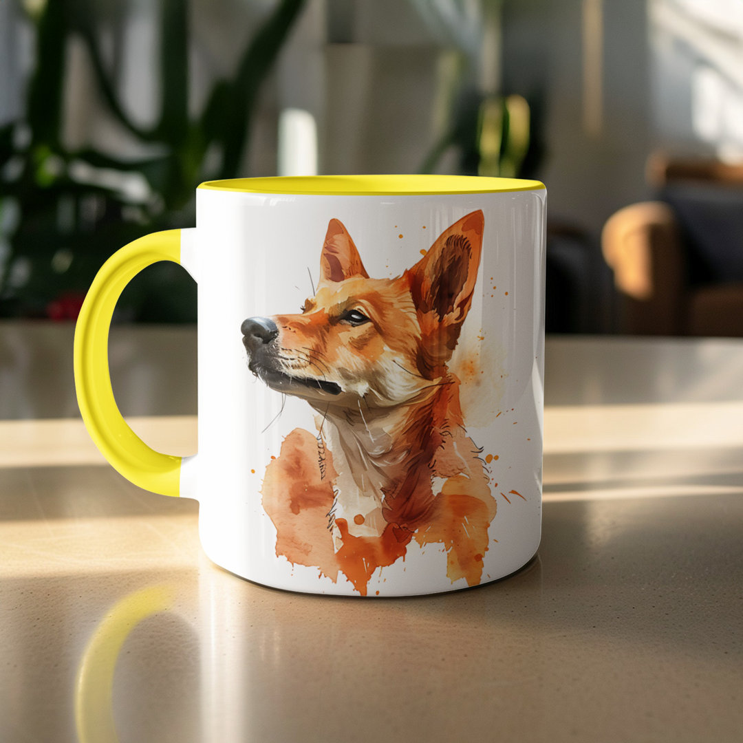 Doberman Pinschers Watercolor Art 11oz Coffee Mug