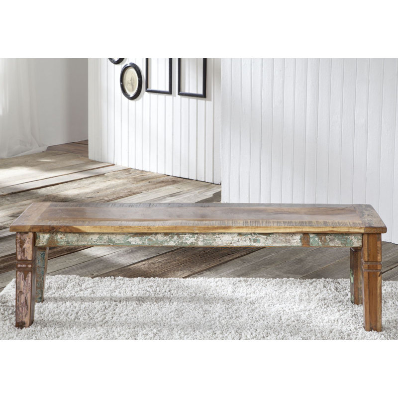 Nature Of Spirit Solid Wood Bench, H45 x W140 x D40 cm