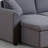 Modern Sofaartemax  U-Shape Pull-Out Sleeper Sectional Sofa With Double Storage Spaces , Gray