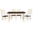 Matanzas 8-peice Solid Wood Dining Set with Sideboard