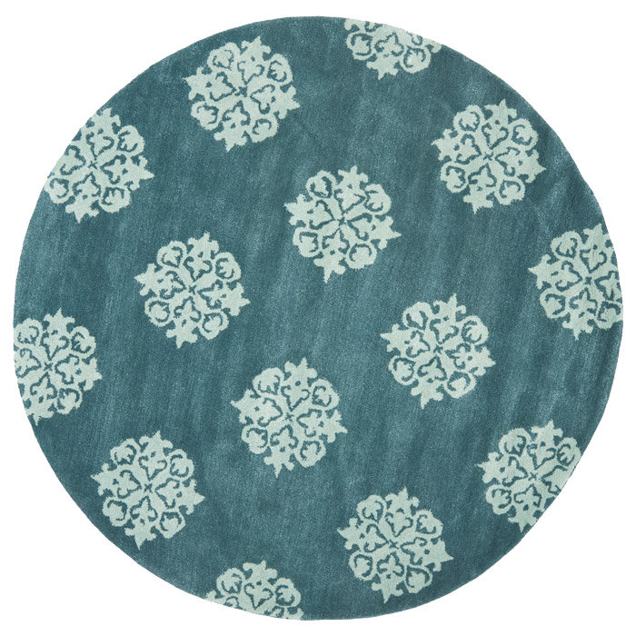 Steve Hand Tufted Wool Damask Rug