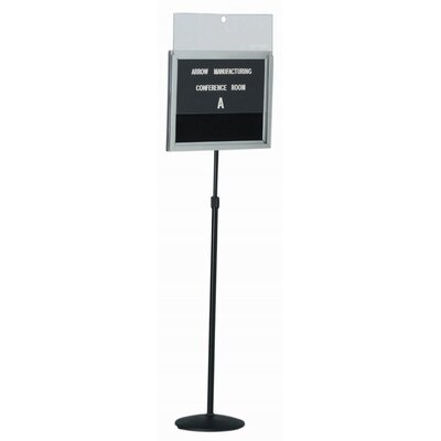 Single Pedestal Free Standing Chalkboard -  AARCO, CMD1418