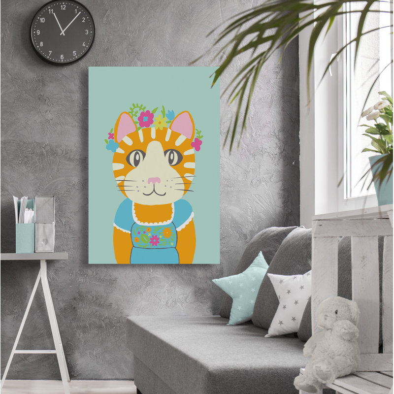 Paynter 'Fancy Animals II' Canvas Art, 12" H x 8" W x 1.5" D