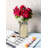 Mercer41 Marquis Mercury Glass Vase – Floral Arrangements, Table Centerpiece, Home, Office, Wedding, Holiday & Special Events Decor-21727813-21727817