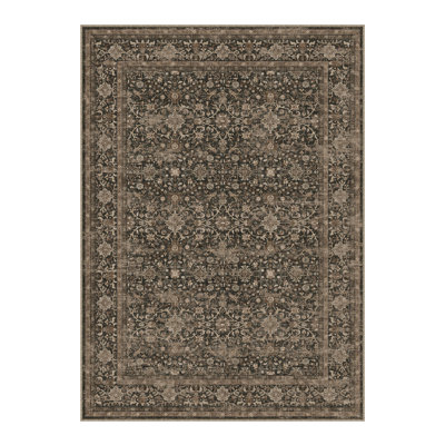Tapis floral rétro Lumora