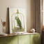 Perroquet vert sur balançoire - galerie Cavas sur mesure-866749680