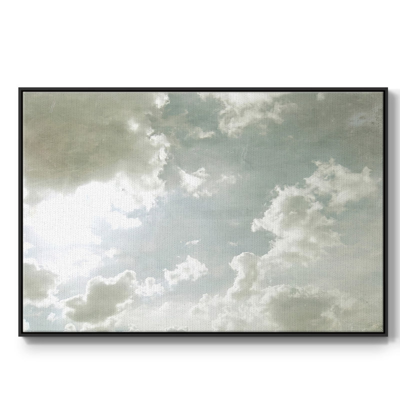 Toile tendue avec châssis Sky I Scrapers, Noir, H 17 po x l 25 po x P 2 po