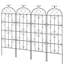 Metal Garden Trellis for Climbing Plant Support 50.8 cm Rustproof-1707774649