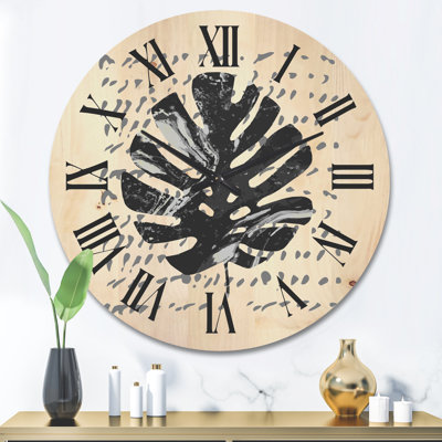 Solid Wood Wall Clock