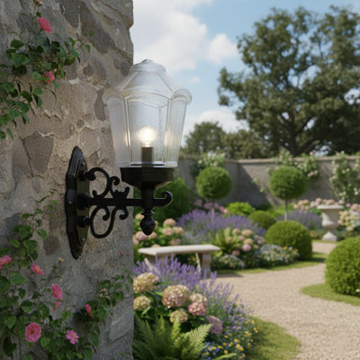 Cyrus 1-Light Outdoor Armed Sconce