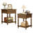 Solid Wood Legs Accent Table Set