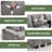 37.8" W Upholstered Chenille Armchair-794026585