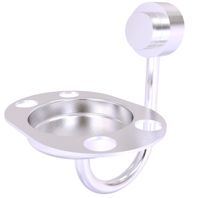 Porte-brosse à dents et gobelet Venus, Chrome satiné