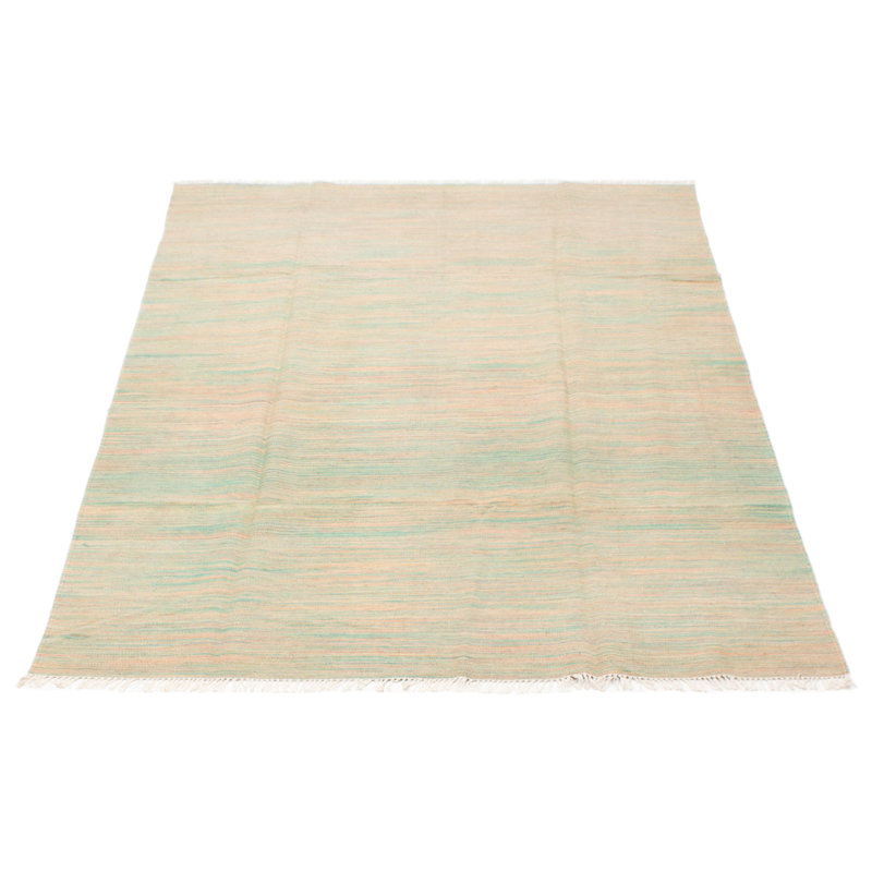 Kilim bleu sarcelle Ankara 5 pi 8 po x 8 pi 0 po