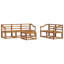 Vidaxl Outdoor Sofa Set Solid Acacia Wood Sectional Garden Furniture Modern