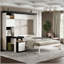 Lit escamotable double avec bureau et rangement