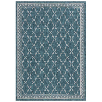Courtyard Performance Geometric Indoor/Outdoor Area Rug