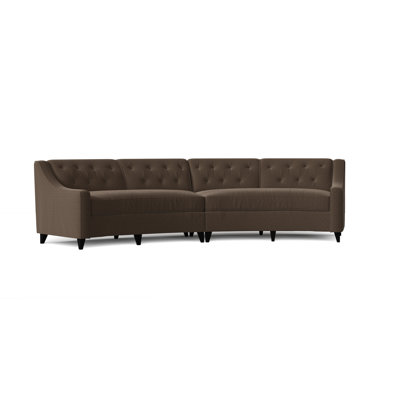 Charlotte Upholstered Curved Sectional Symmetrical