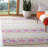 Christa Geometric Gray/Ivory Area Rug-2028302432