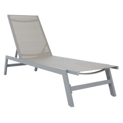 Yves 23" Patio Chaise Lounge