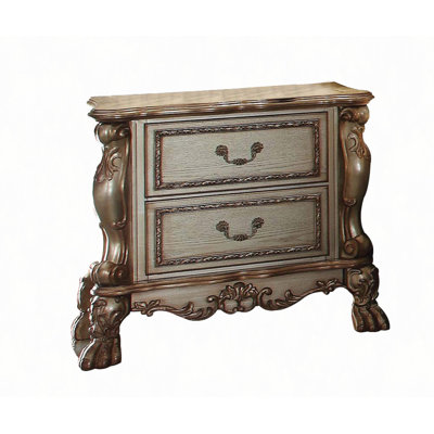 Dresden Gold Patina Nightstand