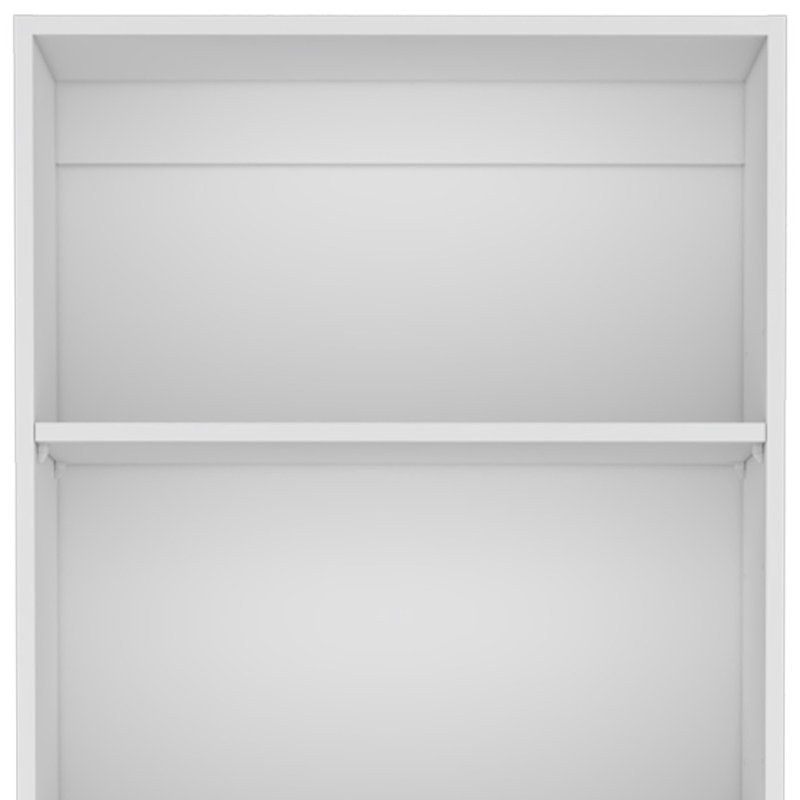 Bibliothèque blanche 71 "à cinq niveaux