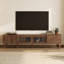 Meuble télé 76 po avec portes en verre 76 po Modern Minimal Modern Doors