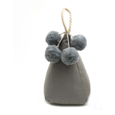 Digrazia Pompom Fabric Weighted Floor Stop