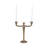 Modern Sculptural Taper Candle Hodler for Tabletop Decoration - Decorative Metal Candlestick Holder for Home Decor - Gold & Metallic-158836590