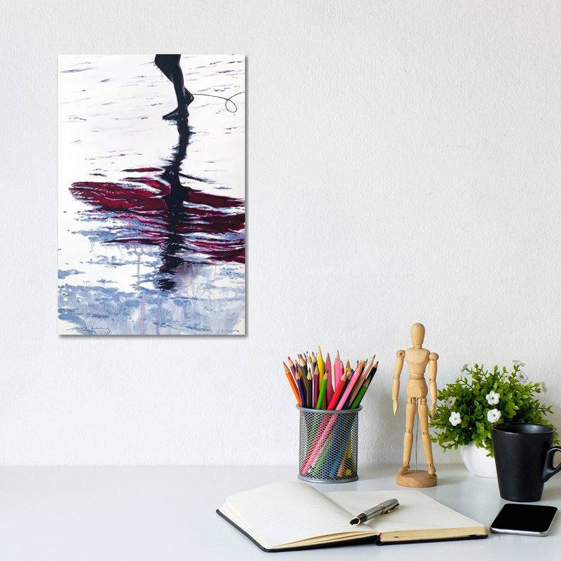 Steps Of Reflection by Soo Beng Lim - Wrapped Canvas Painting, 20.32 cm H x 30.48 cm W