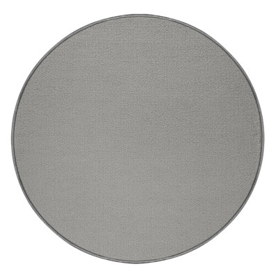 Machine Washable Solid Gray Area Rug