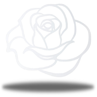 Décoration murale en métal Rose Bud Coastal