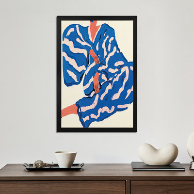 Portrait Indigoreverie - reproduction d'art murale - affiche de galerie