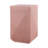 Adrian Modern 21" Durable All-Weather Polyresin Outdoor Accent Side Table & Patio Stool, Geometric Fluted Pink Terrazzo Finish-346736575