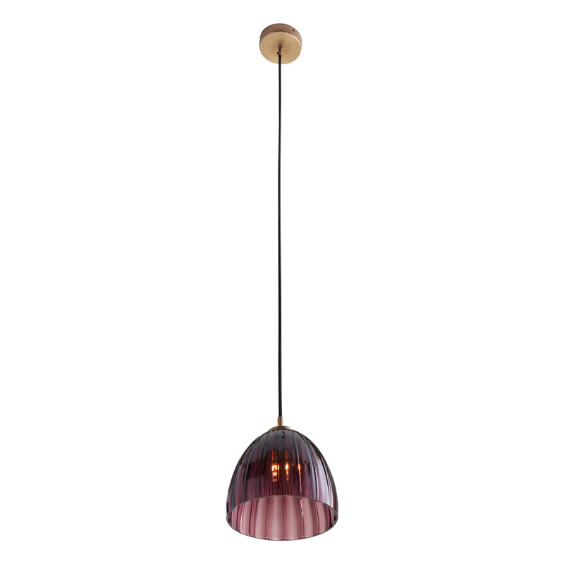 Caterina Triple Pendant - Blue Avio, Aubergine