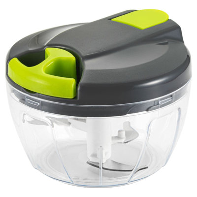 Handheld Multi-Function Manual Vegetable Garlic Chopper, Green