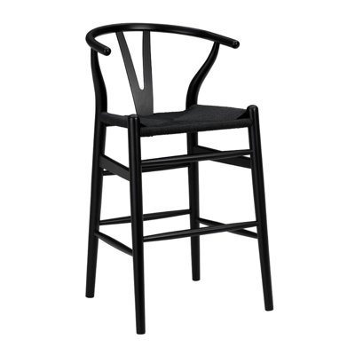 Tabouret de bar / de comptoir en bois massif Fairbanks