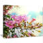 «Pink Flowers in Hawaiian Garden», reproduction de photo sur toile tendue-19407680