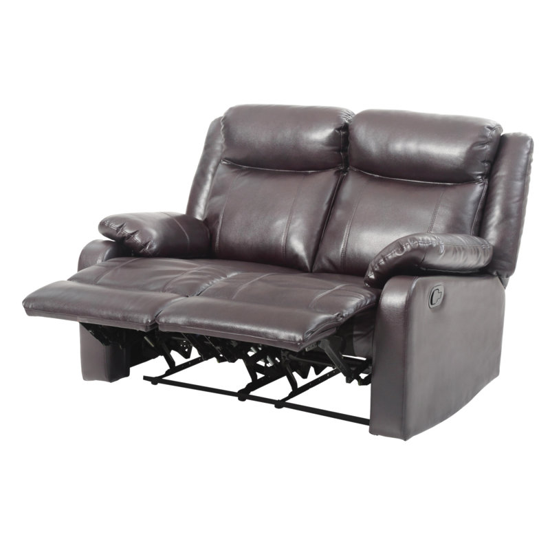 Glory Furniture Ward G760A-RL Double Reclining Love Seat, Dark Brown