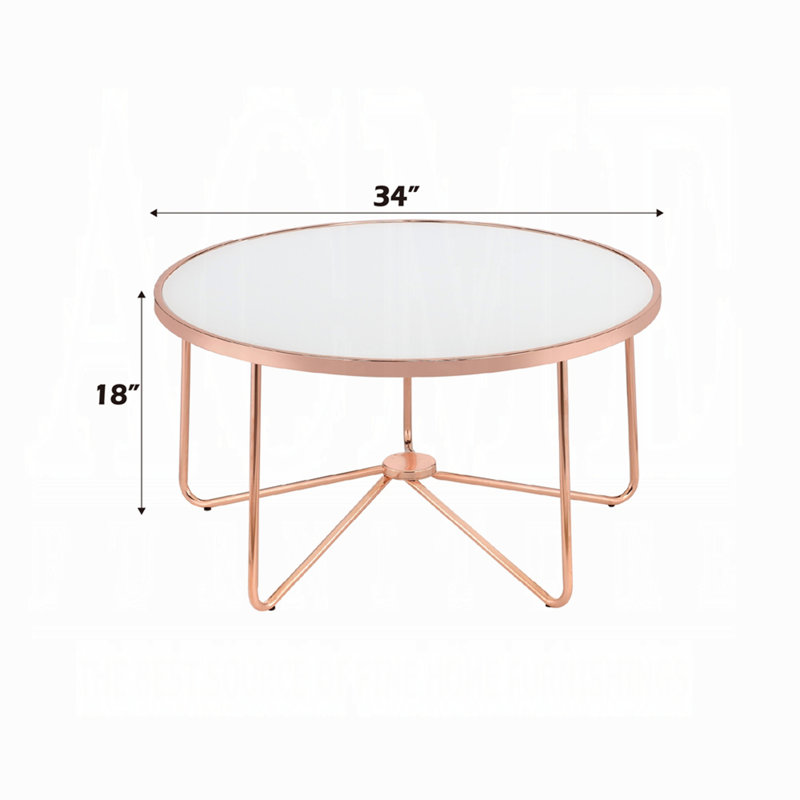 Table basse ronde