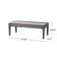 ANTIBES LOVESEAT & TABLE