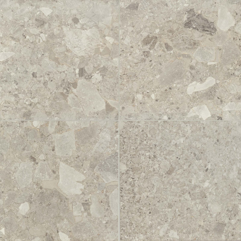 Frammenta 24" x 24" Porcelain Stone Look Wall & Floor Tile, Beige