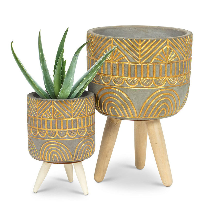 Pot Planter, 4.5" H x 2.5" W x 2.5" D